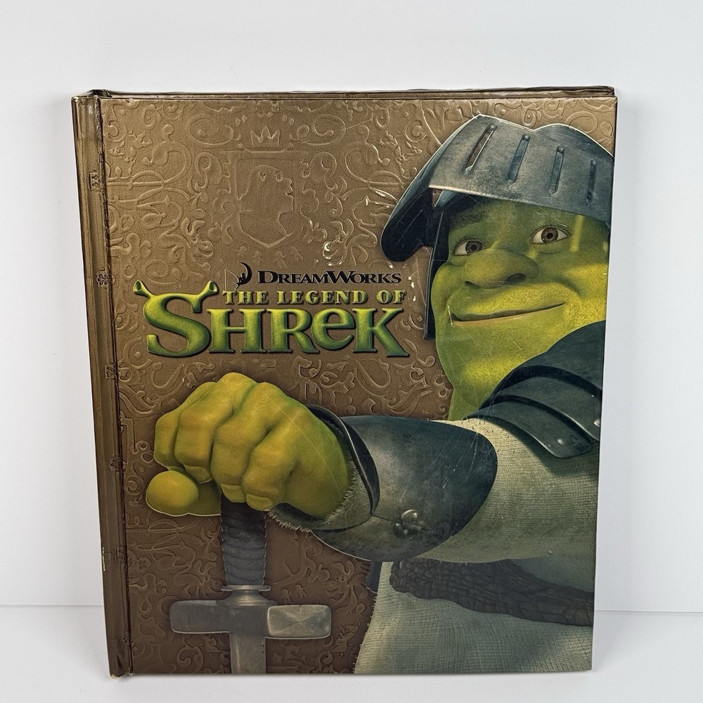 The Legend of Shrek by Dreamworks First Edition Hard Cover Interactive Book‎